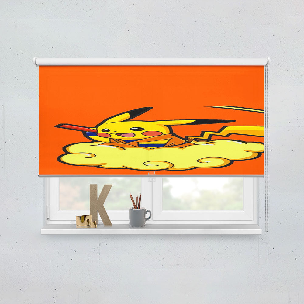 Pikachu Goku Dragon Ball Window Roller Blinds Shades