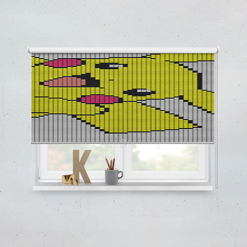 Pikachu Mosaic Square Window Roller Blinds Shades