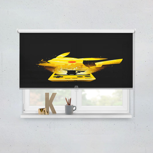 Pikachu Out Of Gameboy Window Roller Blinds Shades