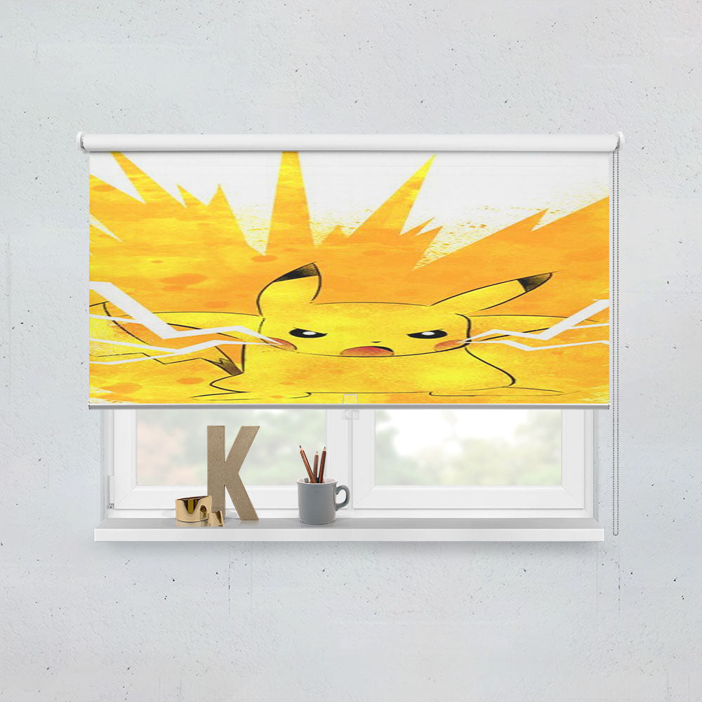 Pikachu Pokem Window Roller Blinds Shades