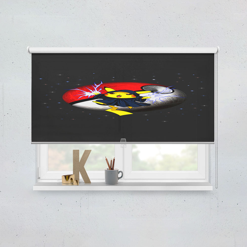 Pikachu Star Wars Heroes Window Roller Blinds Shades