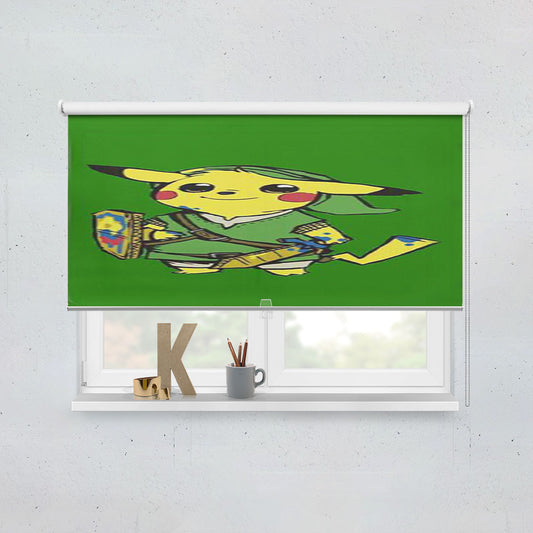 Pikachu Zelda Window Roller Blinds Shades