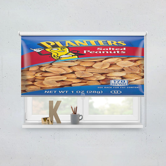 Planters Salted Mr Peanuts Window Roller Blinds Shades