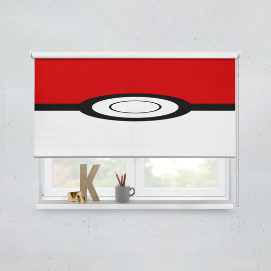 Pokeball Pokemon Window Roller Blinds Shades