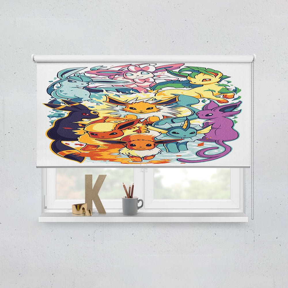 Pokemon All Element Window Roller Blinds Shades