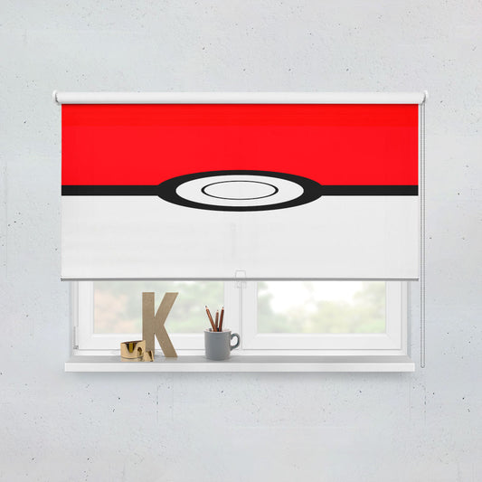 Pokemon Ball Window Roller Blinds Shades