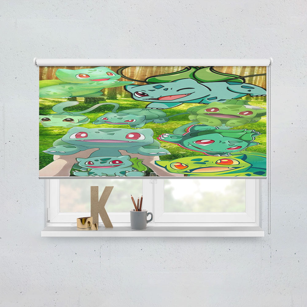 Pokemon Bulbasaur Collages Window Roller Blinds Shades
