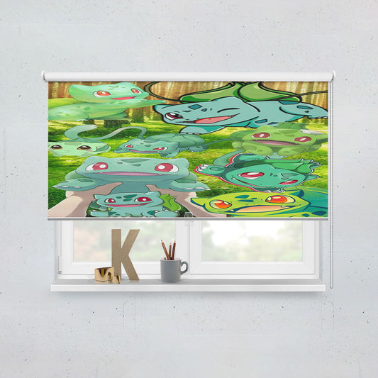 Pokemon Bulbasaur Collages Window Roller Blinds Shades