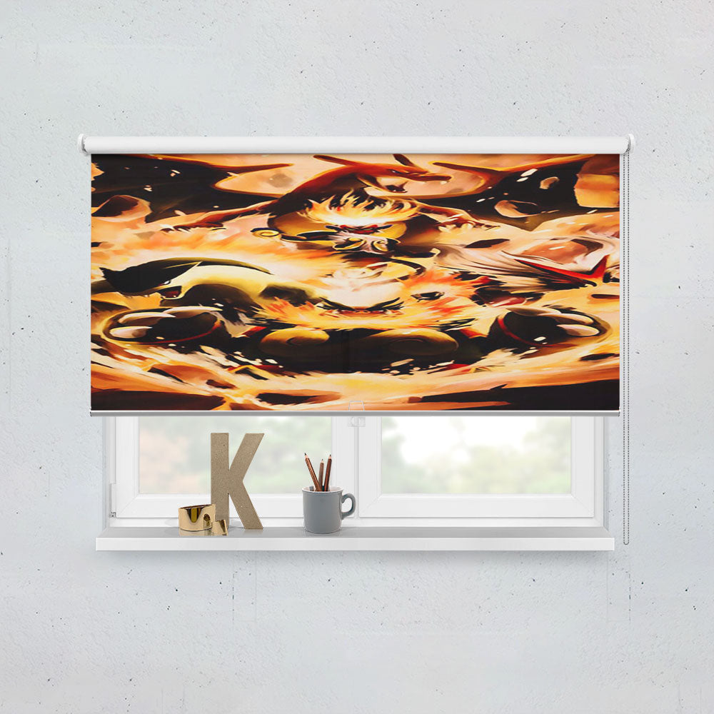 Pokemon Charizard Infernape Window Roller Blinds Shades