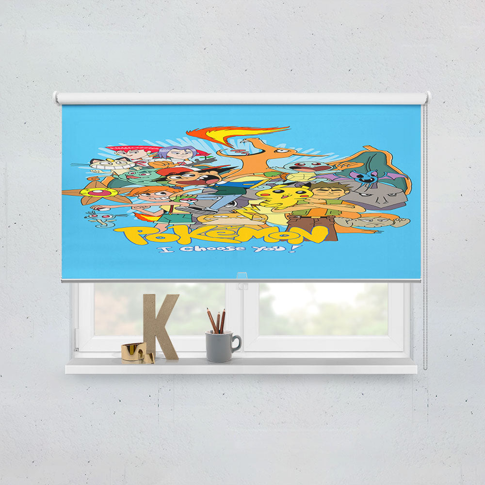 Pokemon Choos Window Roller Blinds Shades