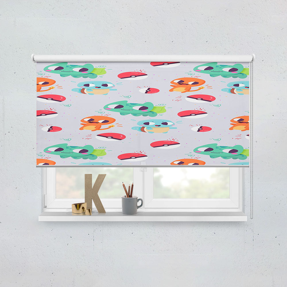 Pokemon Cute Wallpaper Window Roller Blinds Shades