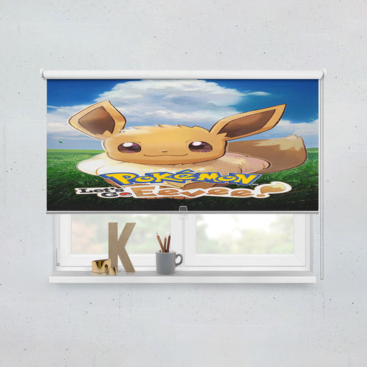 Pokemon Eevee Window Roller Blinds Shades