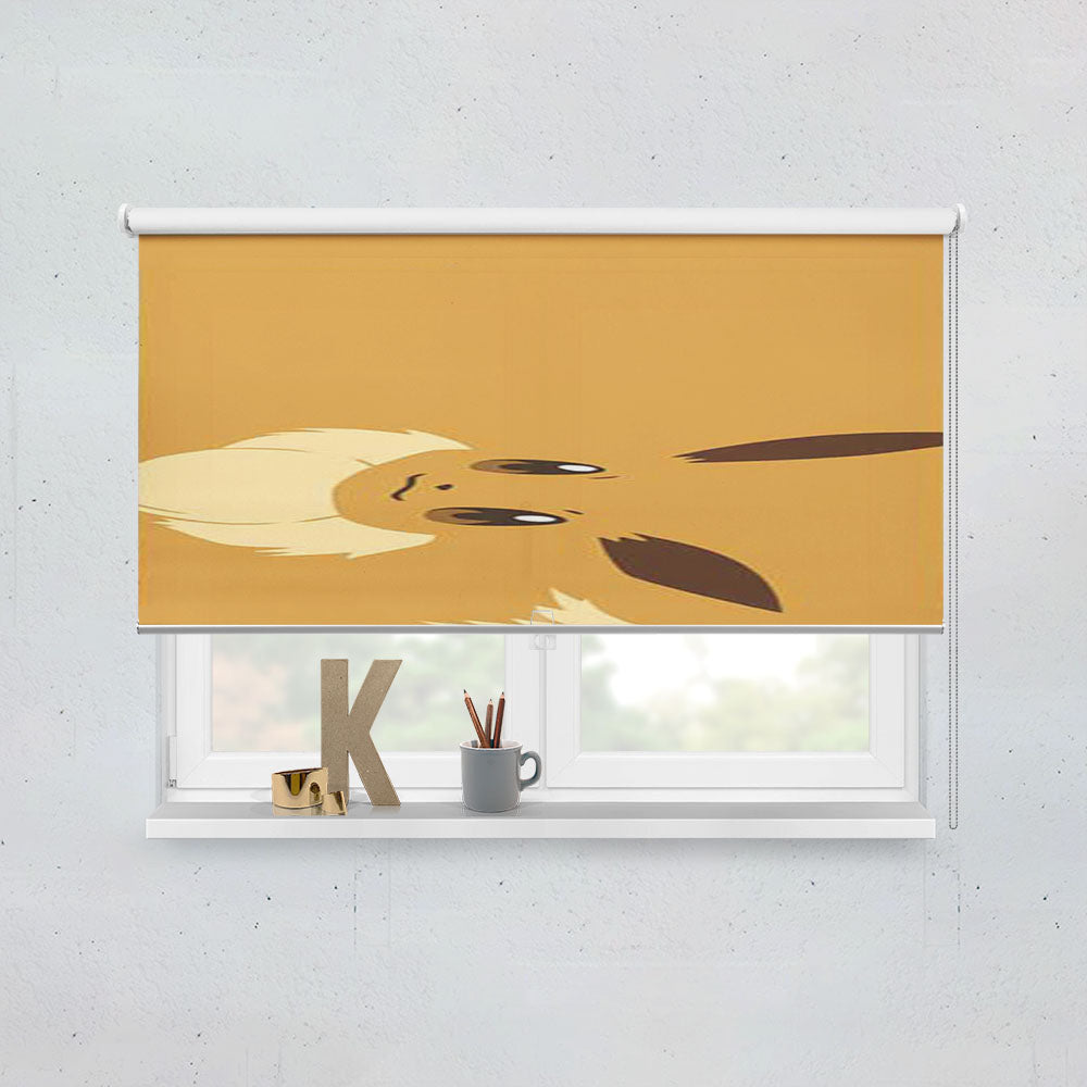 Pokemon Evee Face Window Roller Blinds Shades