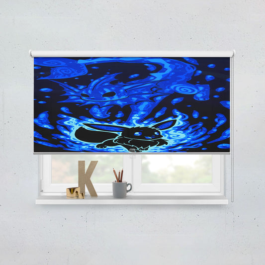 Pokemon Evolution Eevee To Vaporeon Window Roller Blinds Shades