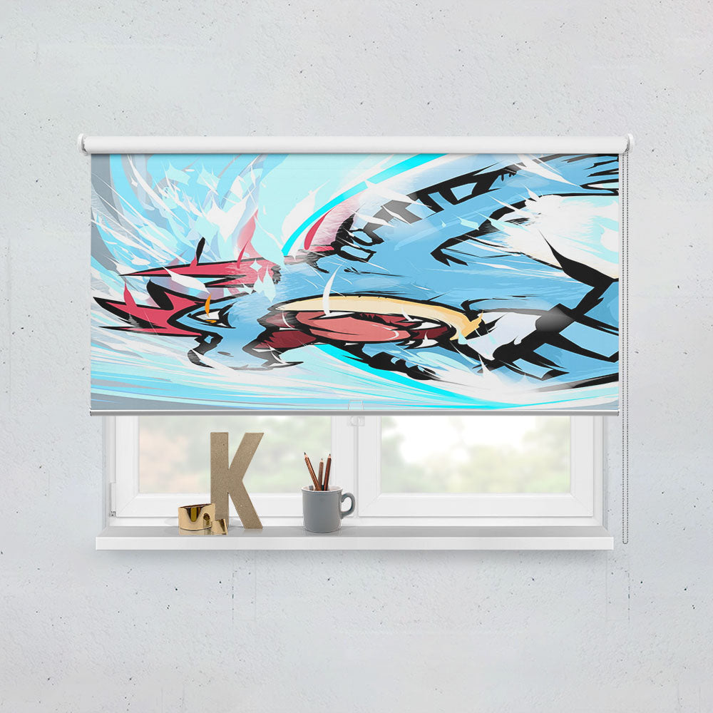 Pokemon Feraligatr Attacks Window Roller Blinds Shades
