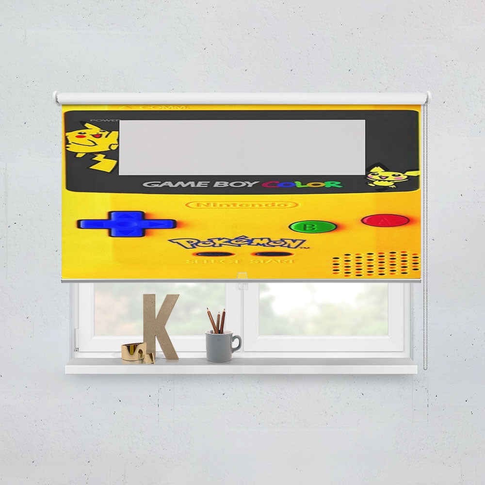 Pokemon Game Boy Color Pikachu Window Roller Blinds Shades