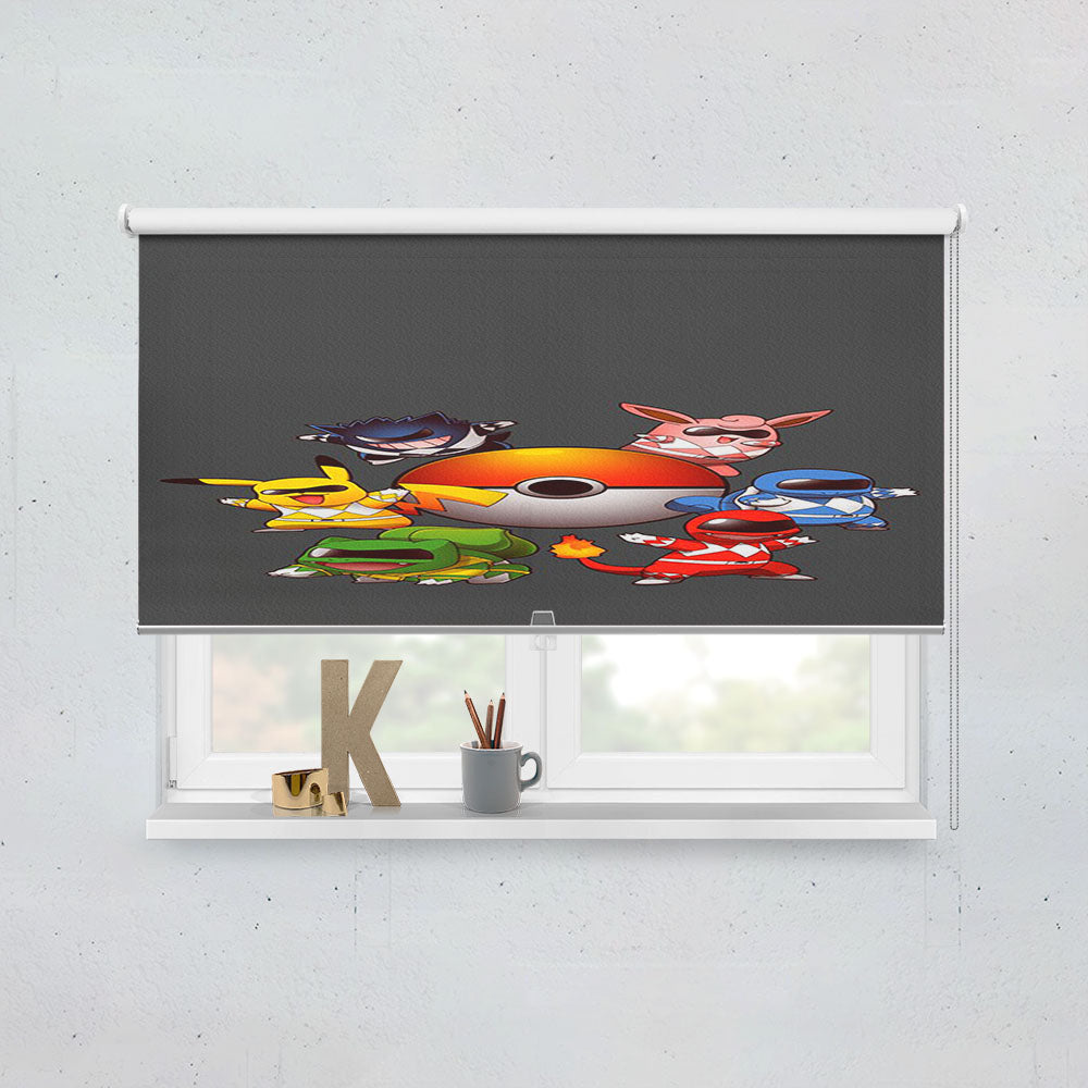 Pokemon Go Go Rangers Window Roller Blinds Shades