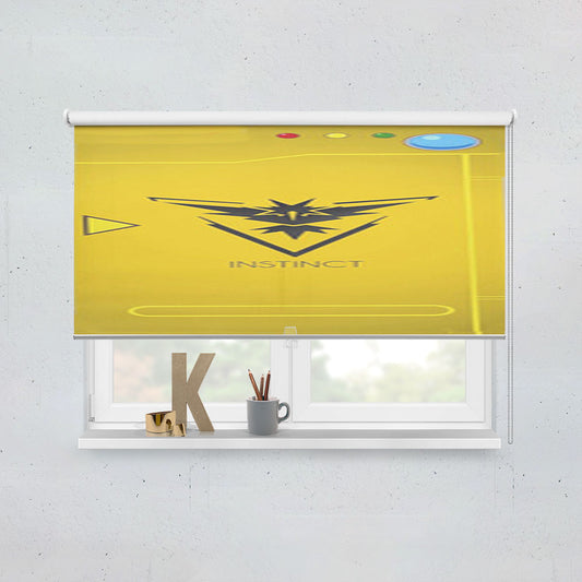 Pokemon Go Team Instinct Pokedex Window Roller Blinds Shades
