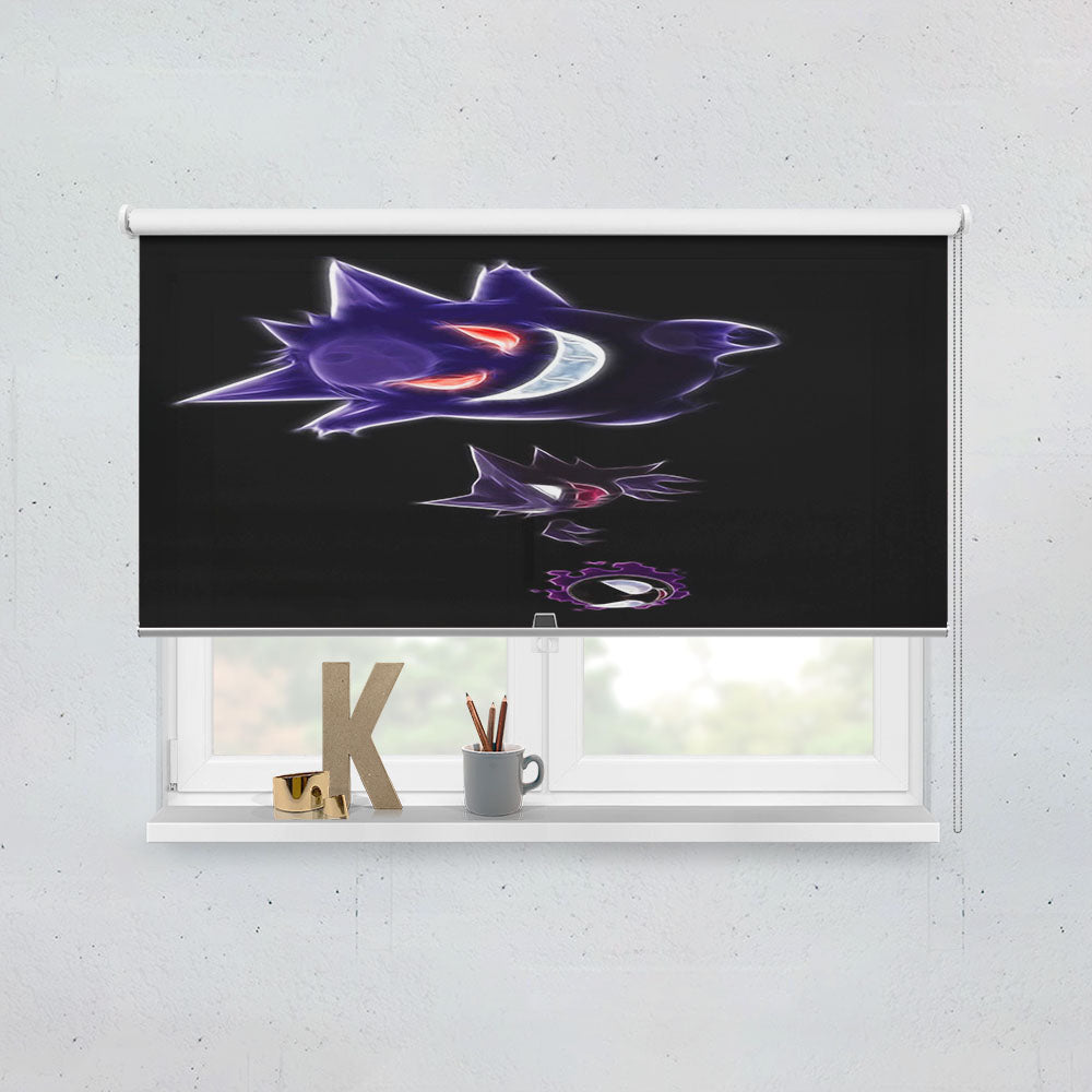 Pokemon Haunter Evolution Window Roller Blinds Shades