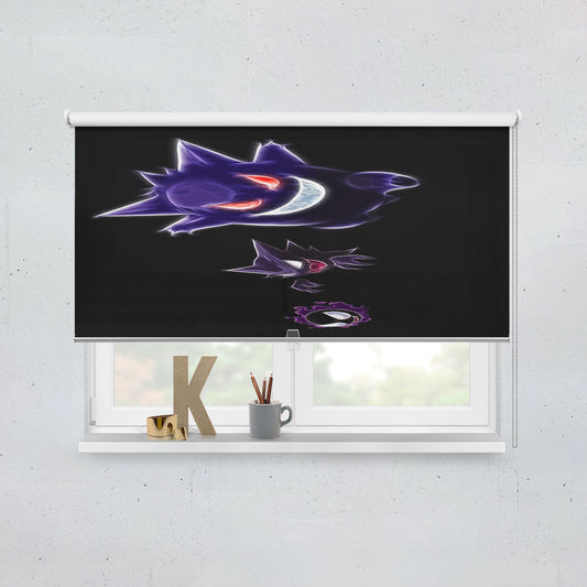Pokemon Haunter Evolution Window Roller Blinds Shades
