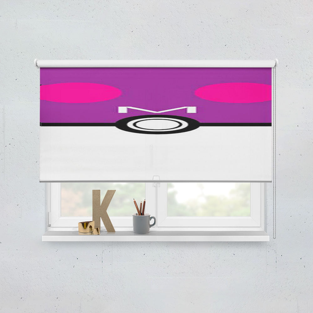 Pokemon Masterball Minimal Window Roller Blinds Shades