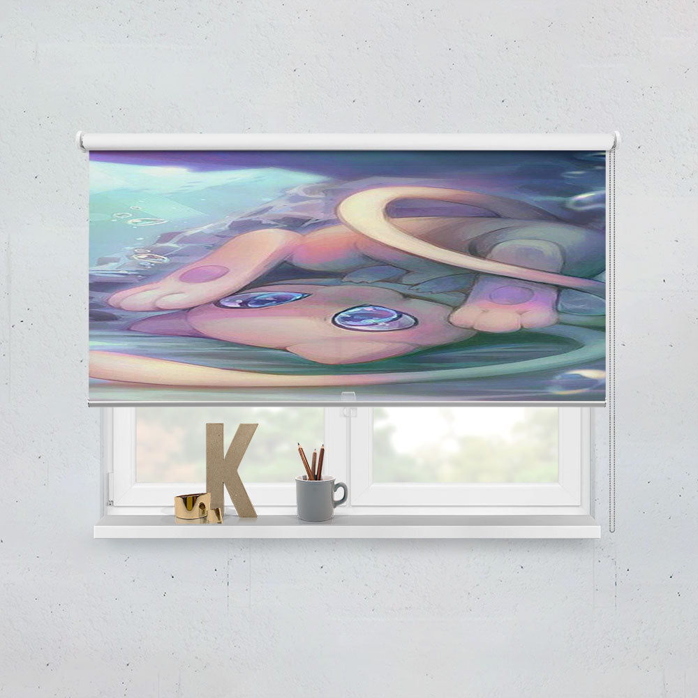 Pokemon Mew Cute Window Roller Blinds Shades