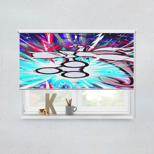 Pokemon Mewtwo Legendary Attacks Window Roller Blinds Shades