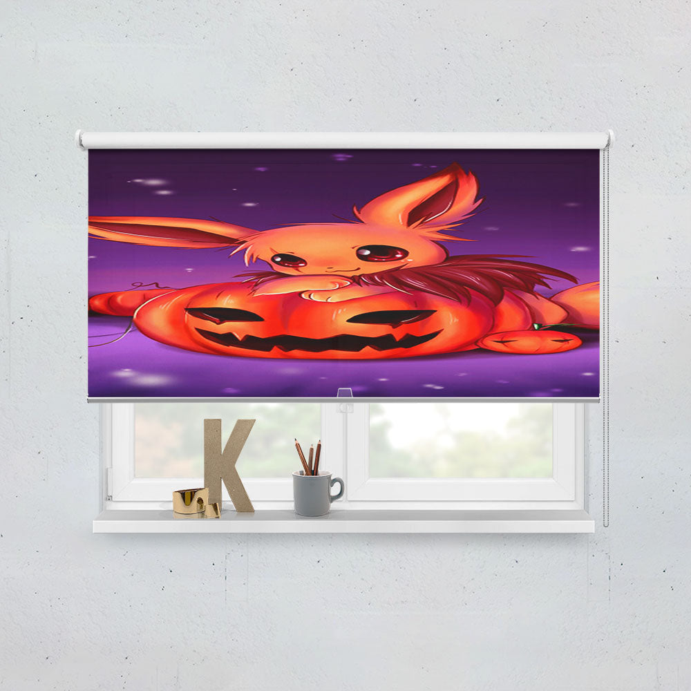 Pokemon Night Halloween Window Roller Blinds Shades