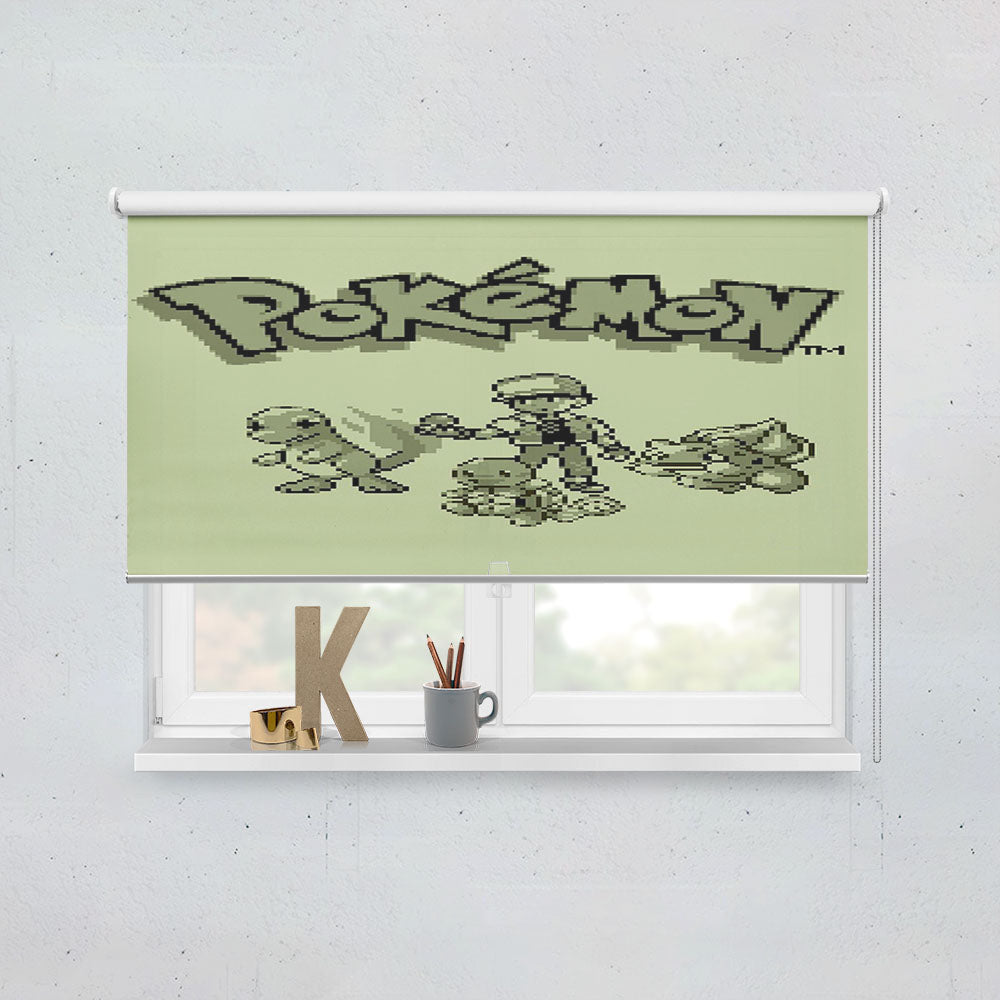 Pokemon Old Retro Game Window Roller Blinds Shades