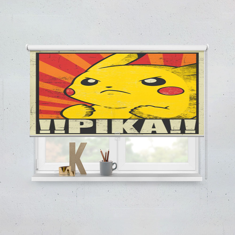 Pokemon Pika Pikachu Japan Window Roller Blinds Shades