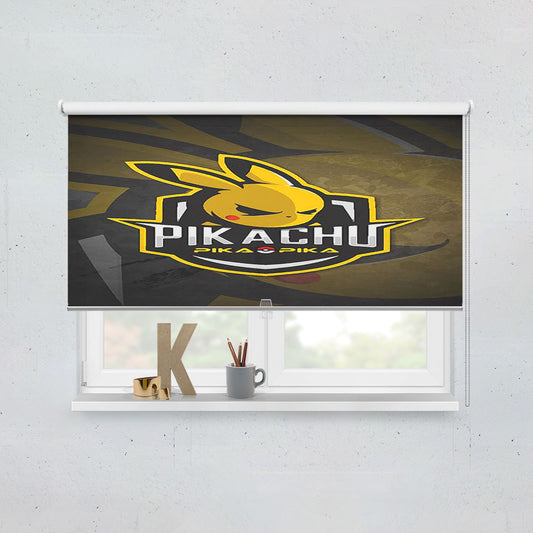 Pokemon Pikachu Pika Pika Window Roller Blinds Shades