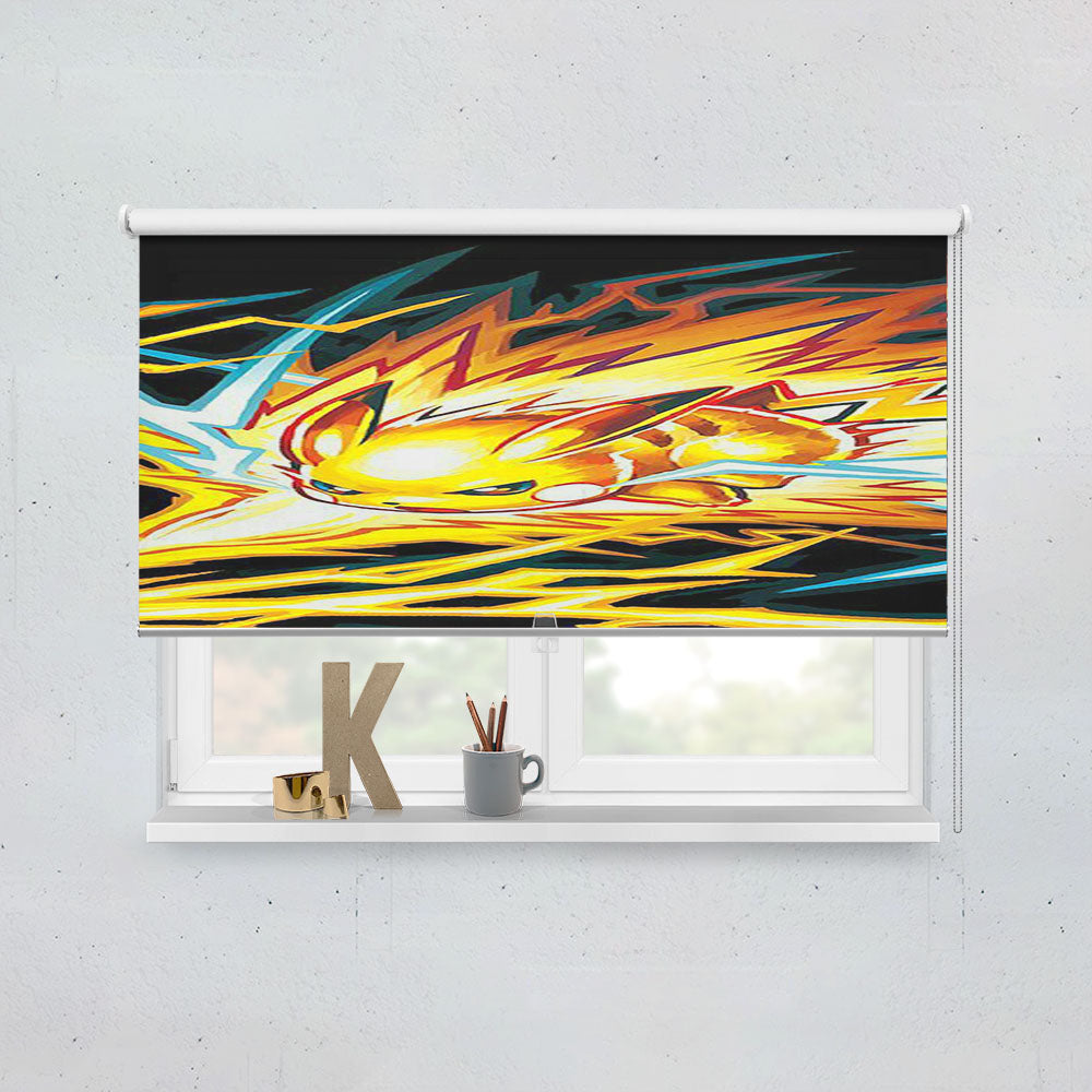 Pokemon Pikachu Storm Window Roller Blinds Shades