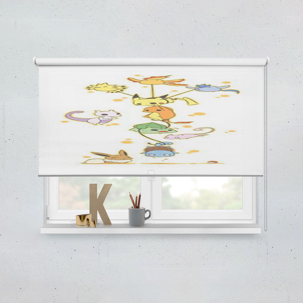 Pokemon Stack Window Roller Blinds Shades