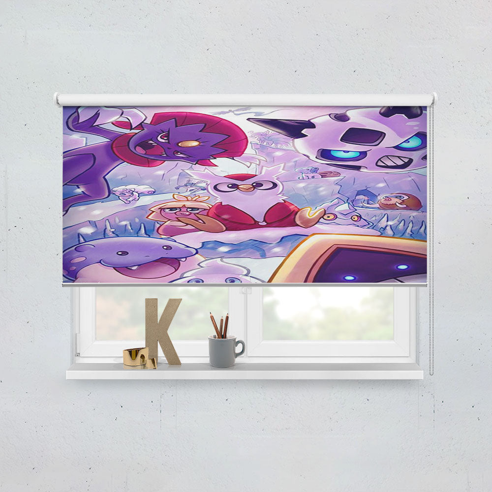 Pokemon Type Ice Collections Window Roller Blinds Shades