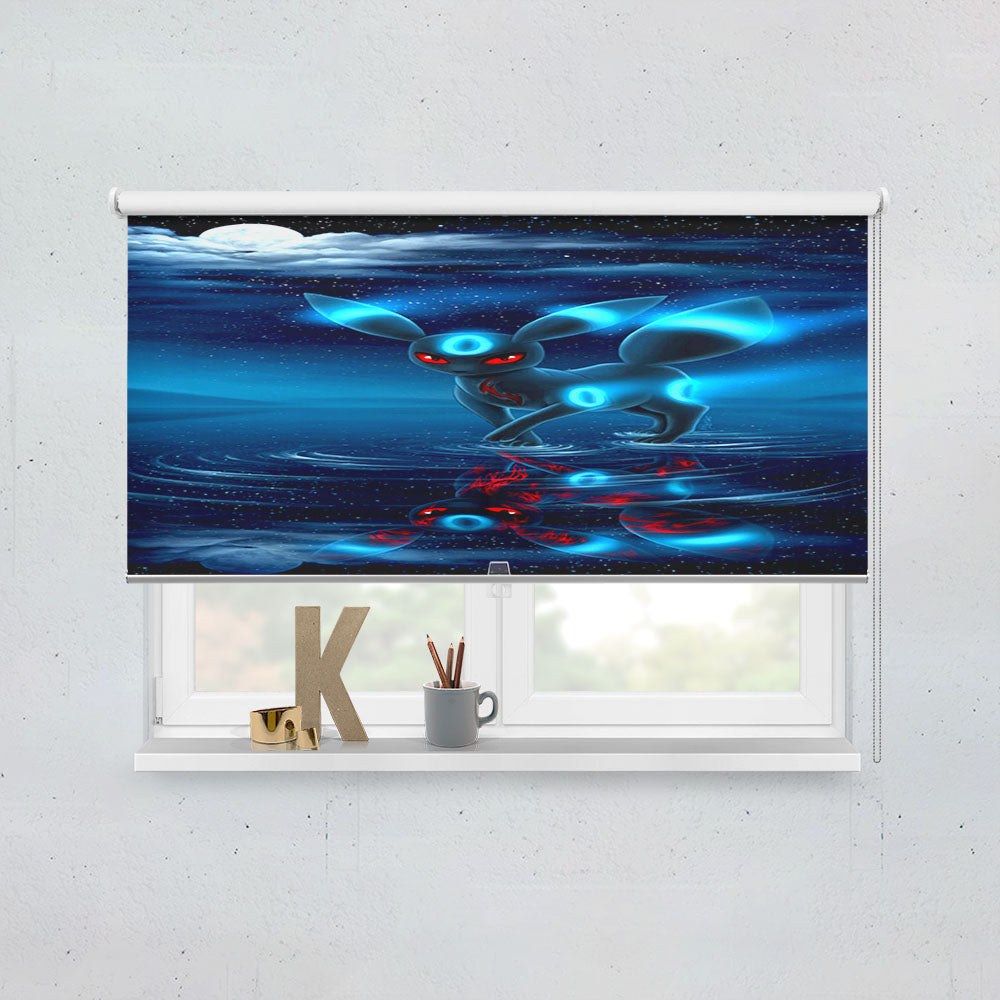 Pokemon Umbreon Night Window Roller Blinds Shades