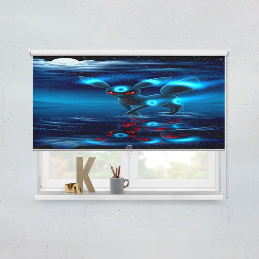 Pokemon Umbreon Night Window Roller Blinds Shades