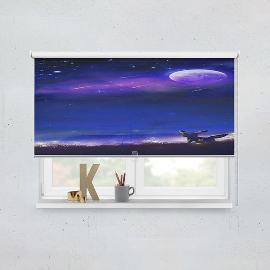 Pokemon Umbreon Nightfall Window Roller Blinds Shades