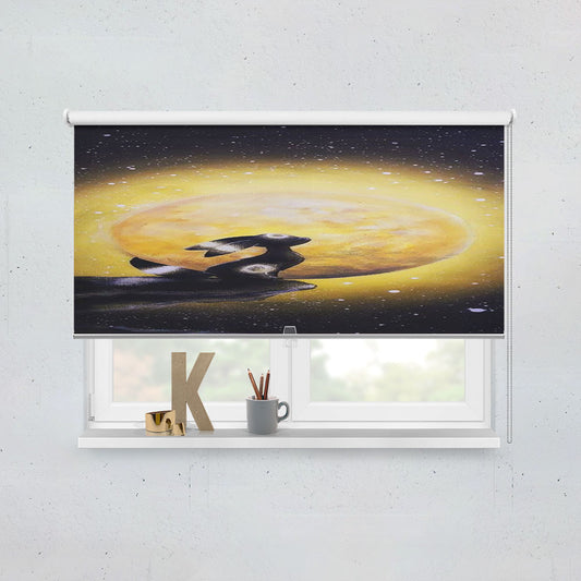 Pokemon Umbreon Under The Moon Art Window Roller Blinds Shades