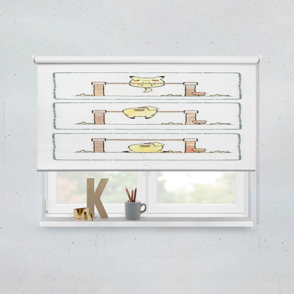 Pokemon Up And Down Window Roller Blinds Shades