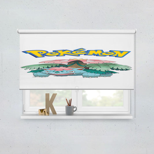 Pokemon Venusaur Pokedex Window Roller Blinds Shades