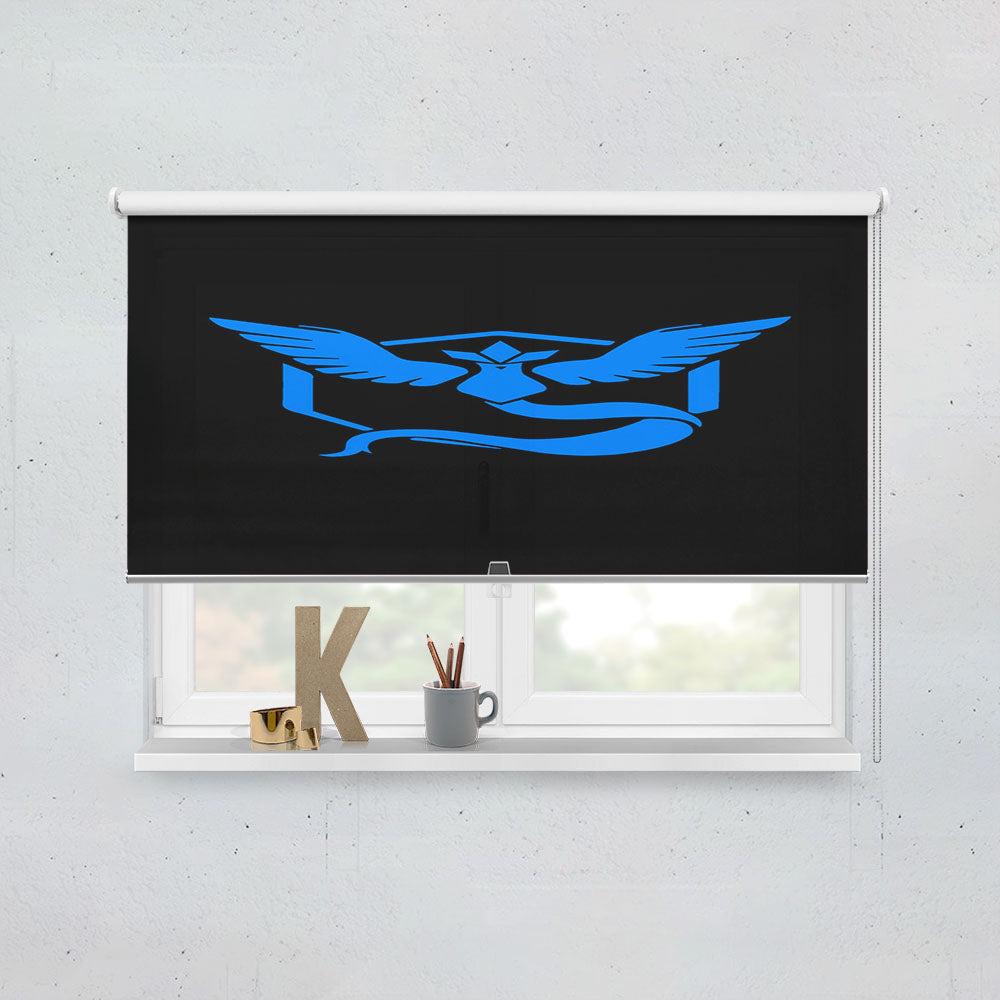 Pokemon Wallpaper Blue Window Roller Blinds Shades