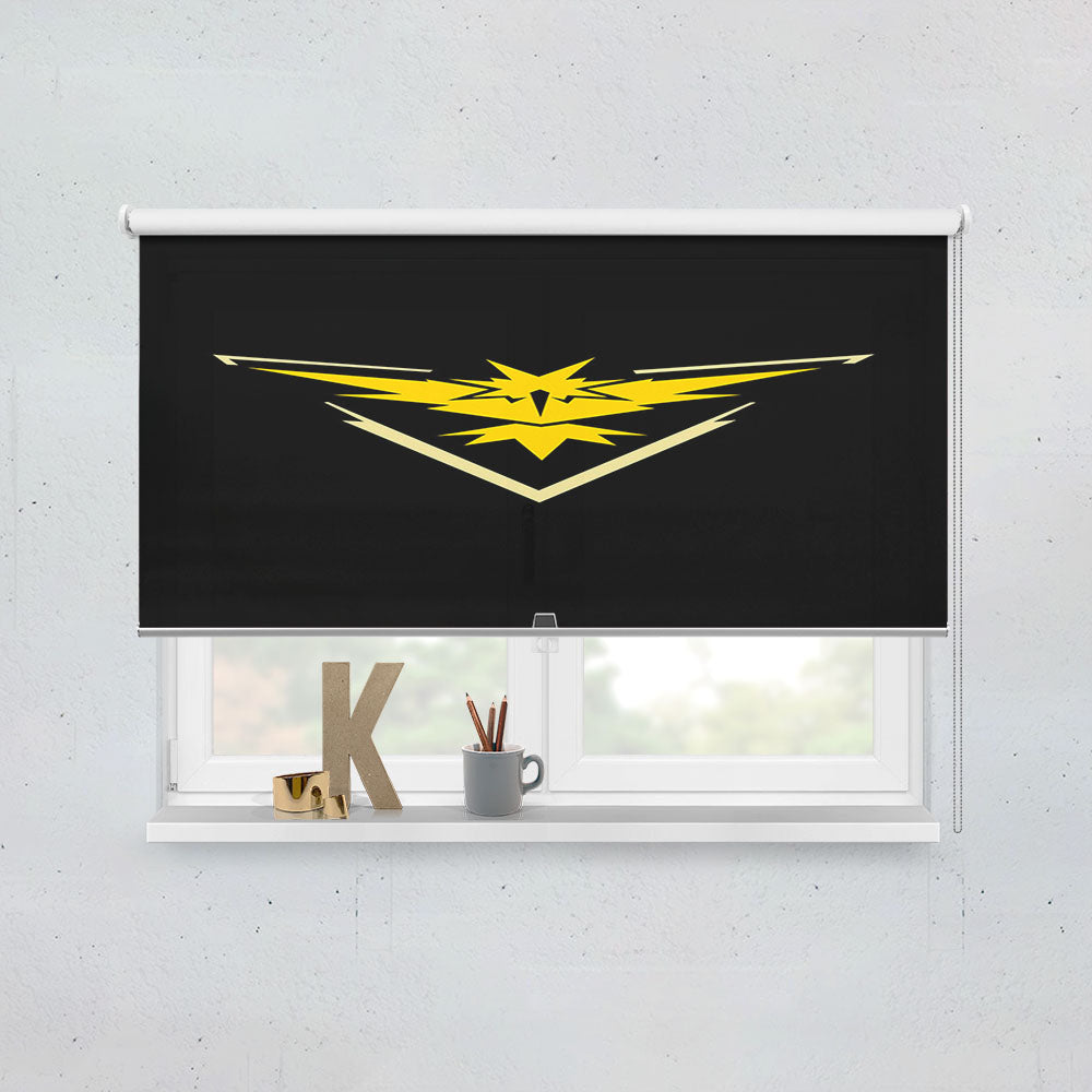 Pokemon Wallpaper Yellow Window Roller Blinds Shades