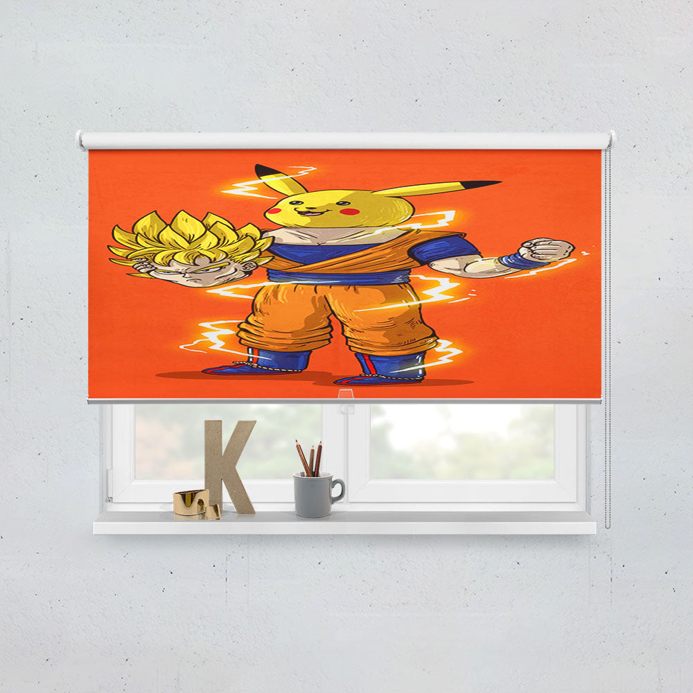 Pokemon X Dragon Balls Window Roller Blinds Shades