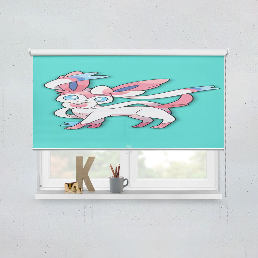 Pokemon X Y Sylveon Eevee Evolution Window Roller Blinds Shades