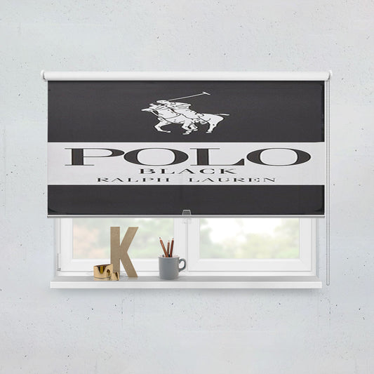 Polo Ralph Lauren Black Window Roller Blinds Shades