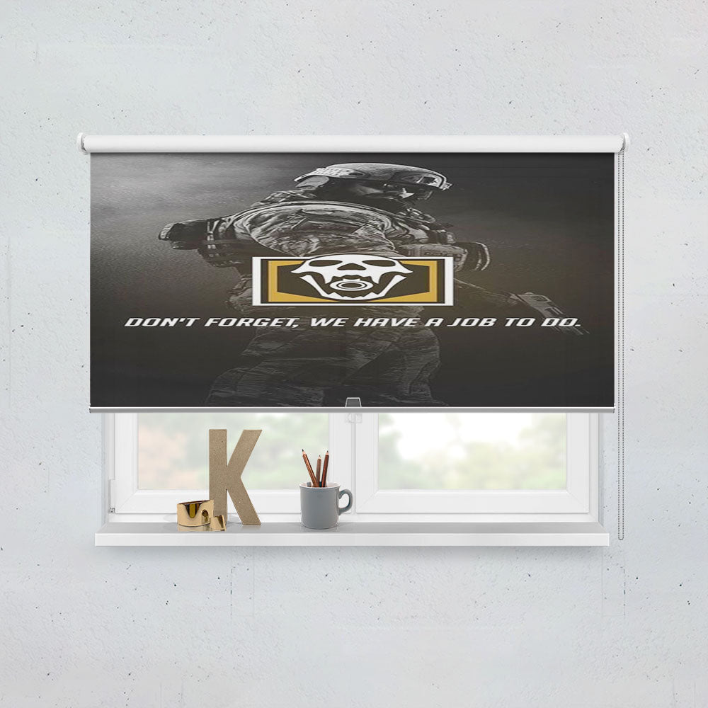 Rainbow Six Siege Attackers Blackbeard Window Roller Blinds Shades