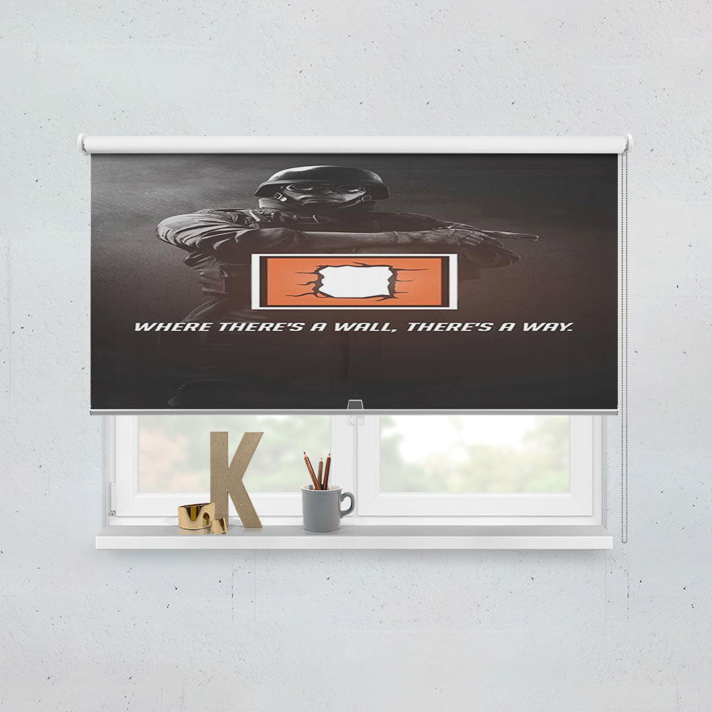 Rainbow Six Siege Attackers Thermite Window Roller Blinds Shades