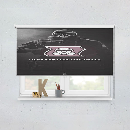 Rainbow Six Siege Defenders Mute Window Roller Blinds Shades