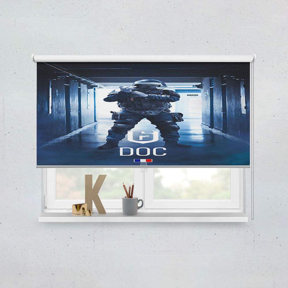 Rainbow Six Siege Doc Tom Clancy Window Roller Blinds Shades