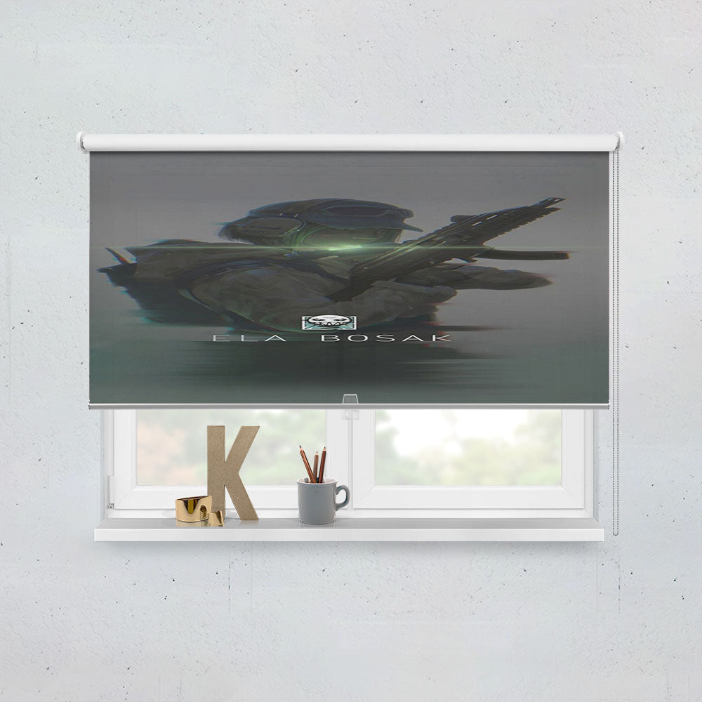 Rainbow Six Siege Ela Bosak Tom Clancy Window Roller Blinds Shades